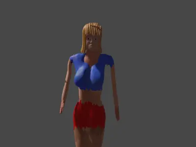 This Girlse Low-poly 3D model by alexandr741