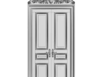 Classic Doors 02 3D model