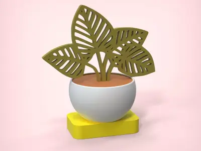 Decorative Plant 3D print model