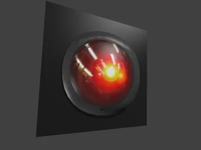HAL-9000 alien Free low-poly 3D model