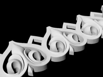 Decor for furniture 3D model buy