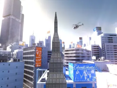 Triangles tower 3D print model