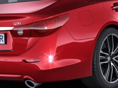 Infiniti Q50S 2017 3D model