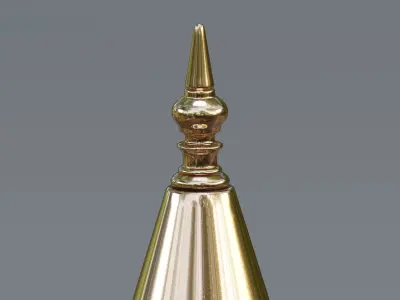 Moroccan Twisted Table Lamp 3D model