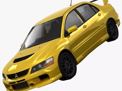 Mitsubishi Lancer Evolution 9 RS 2006 3D model