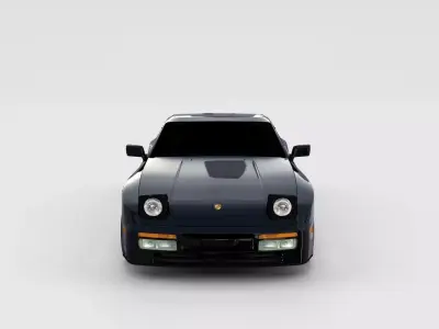 Porsche 944 Turbo rev 3D model