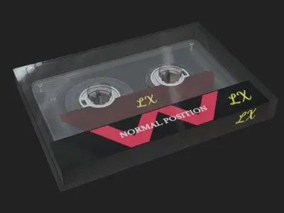 PBR Tape  Low-poly 3D model