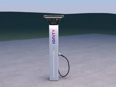 Ionity electric vehicle charger 3D model