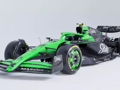 F1 2025 Sauber C45 Formula 1 Race Car Low-poly 3D model Low-poly 3D model