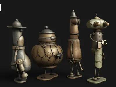 Machinarium Indie Edition Low-poly 3D model