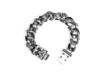 chrome heart FANCY CHAIN BOX BRACELET  3D model