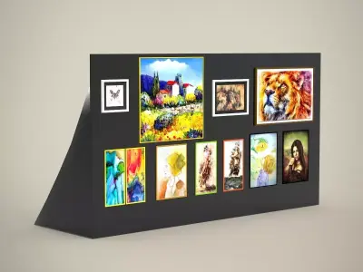 Picture frames 3D model