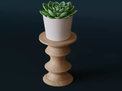 Pedestal 19 3D print model