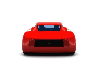 Acceptor Acc2 Electric Car 3D model