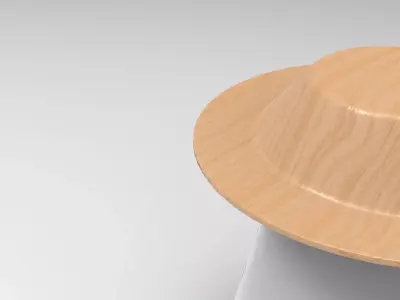 Coni Side Table Low-poly 3D model