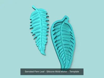 09 Tropical Leaf Collection - Silicone Mold Maker - Template