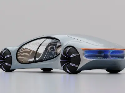 Mercedes Benz Vision Avtr 3D model