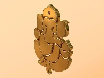 Lord Ganesh - Idol 3D model