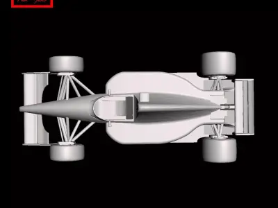 Formula 1 - Mclaren MP4-6 1991 3D print model