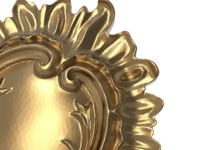 decorative pattern ready for 3D printing 3D model 21