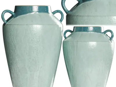 Zara Home Blue Clay Jugs  3D model