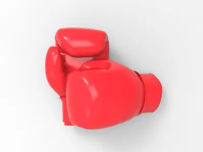 Boxing Gloves Low-poly 3D model buy