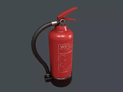 Fire Extinguisher  Low-poly 3D model