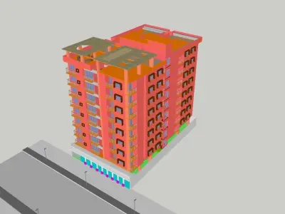 apartment lakeside 3D model