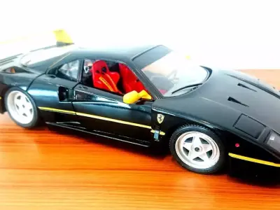Burago F40 Front Lifter Group 3D print model