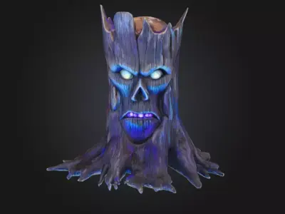 Tree Sentinel Low-poly 3D model