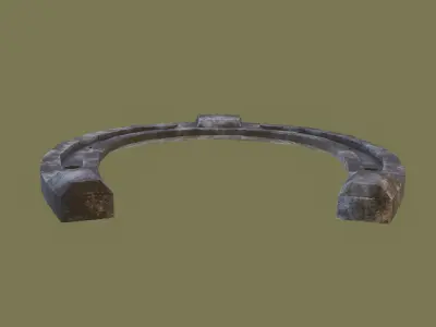 Dirty Horse Shoe Free low-poly 3D model