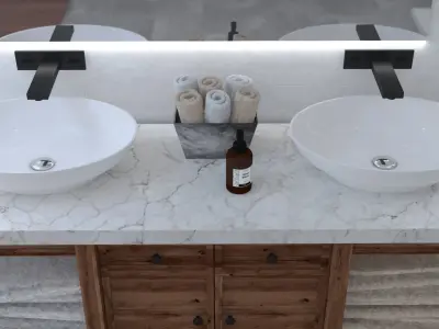 Modern Vanity 3D model