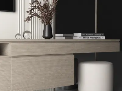 TV stand and Dressing table 56 3D model