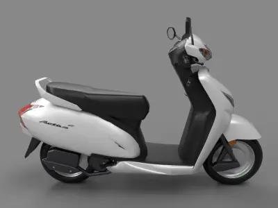 Honda Activa Low-poly 3D model
