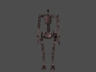 Worker drone from another world Free low-poly 3D model