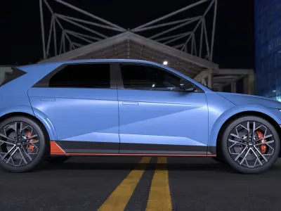 Ioniq5 N Line-highres-Rigged- Unreal redshift vray 3D model