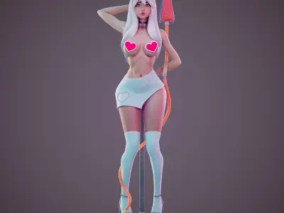 Sweet nurse - f Free 3D print model