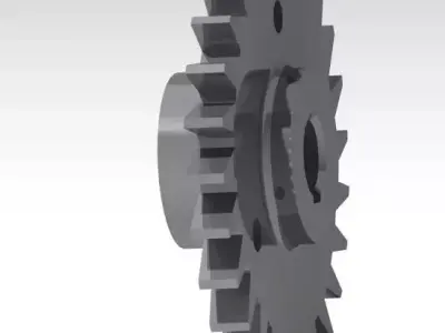 Spur Gear 3D print model