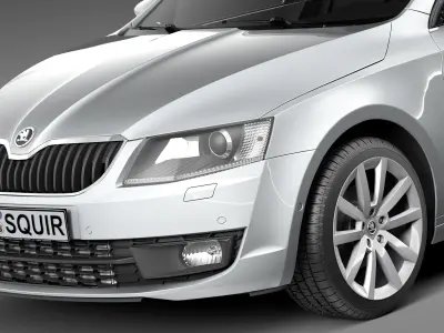 Skoda Octavia Sedan 2013 3D model