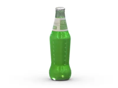Supermarket Soda Drink Bottle 06 Low Poly PBR Realistic Low-poly 3D model