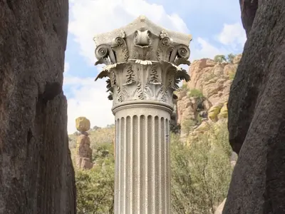 Roman Corinthian column element 3D model