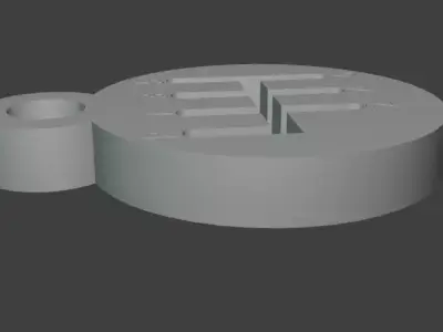 3D Printable 6-Speed Gated Manual Shift Plate Keychain 3D print model
