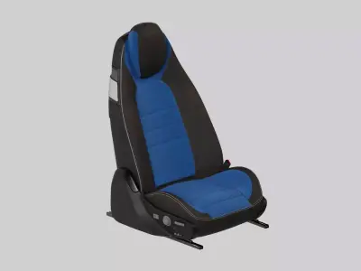 Sports Car Seat Seat Car Drivers Seat 3D model