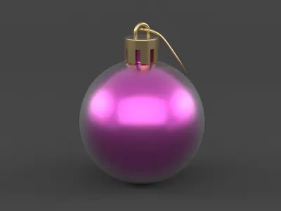 Christmas Ball 3D model 7