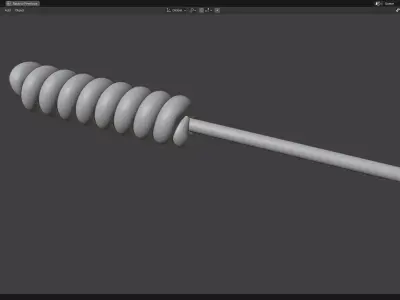 Twisty Lollipop 3D print model