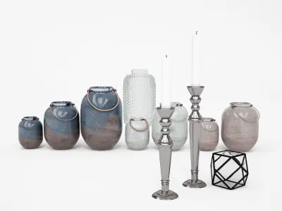 Accessories set 18 3D model