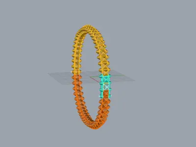 Clash Bracelet 51409 3D print model