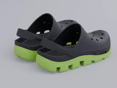 Crocs Duet Sport Clog 3D model
