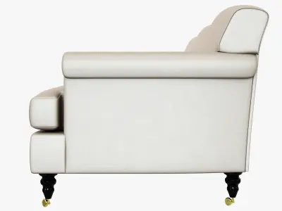 George Smith Short Scroll Arm Signature Sofa 3D model