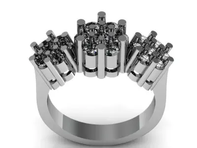 fancy ring 3D print model buy